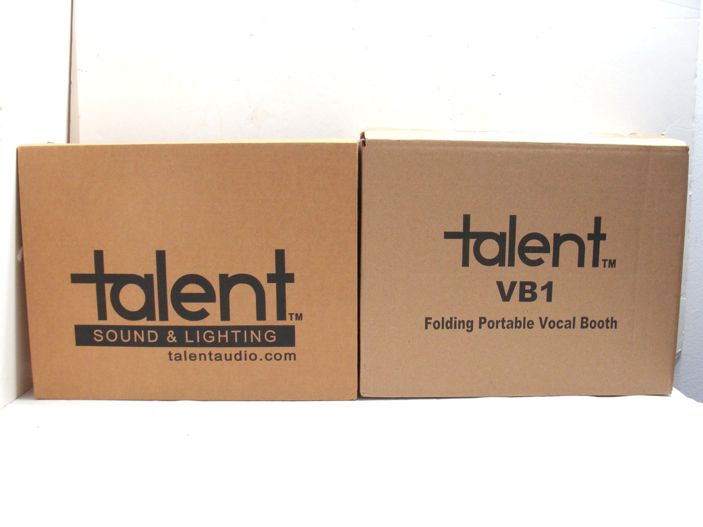 Talent VB1 Folding Portable Vocal Booth + Sound & Lighting System