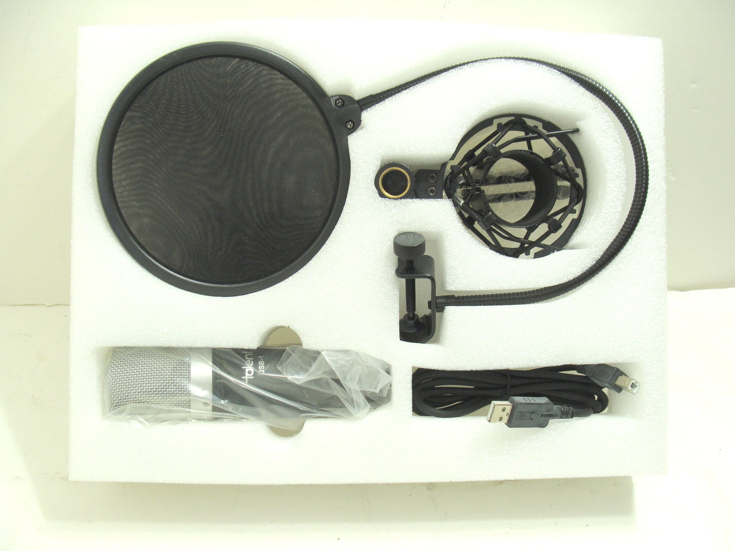 Talent VB1 Folding Portable Vocal Booth + Sound & Lighting System