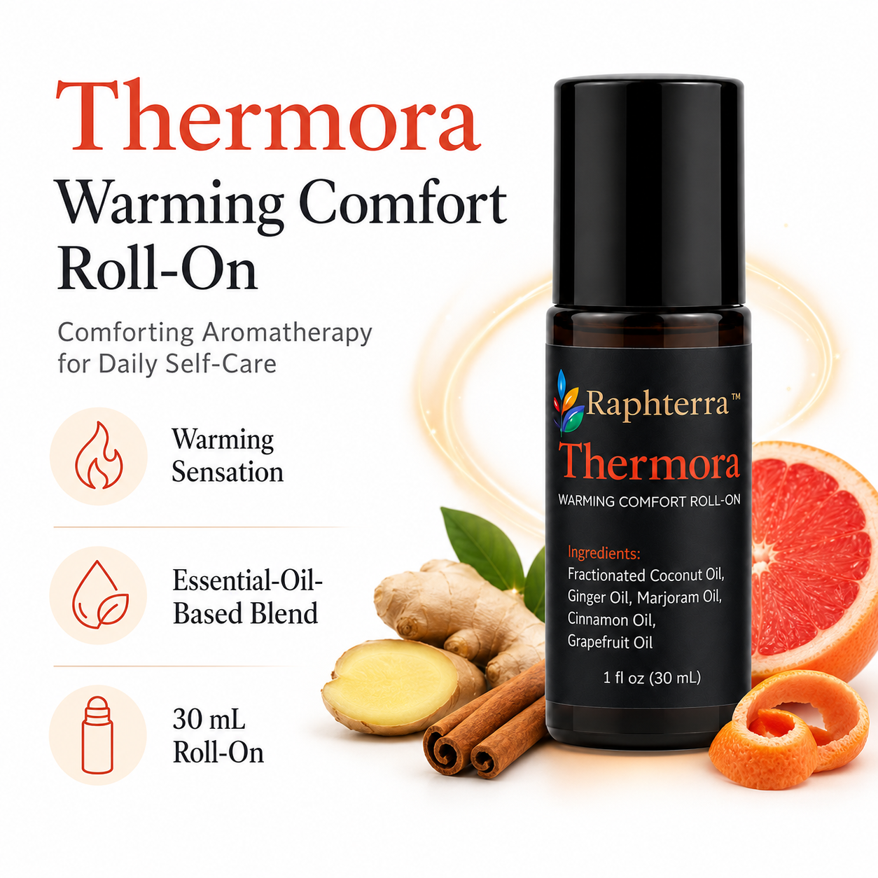 Raphterra™ Thermora Warming Comfort Roll-On 30mL